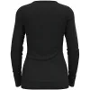 Odlo BL TOP Rundhalsausschnitt l/s MERINO 200 Damen-T-Shirt, Größe S, Schwarz