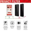 Displex Privacy Full Abdeckung Screen Protector Apple iPhone 14 Pro Tempered Glass