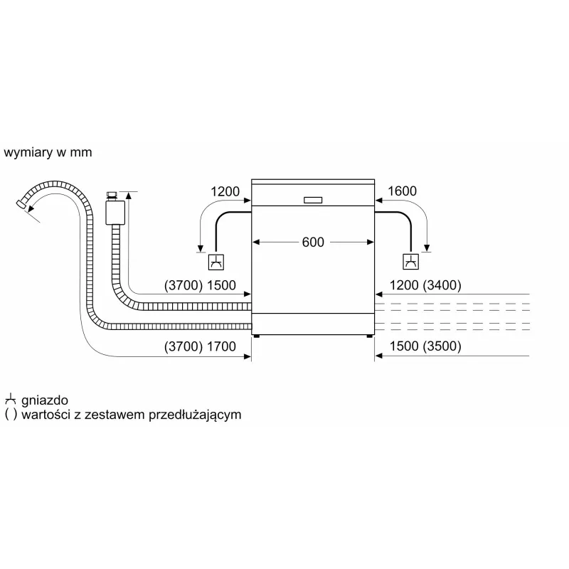 Einbau-Geschirrspüler Bosch Serie6 SMD6ECX21E — Bosch Serie6 Einbau-Geschirrspüler, Modell SMD6ECX21E
