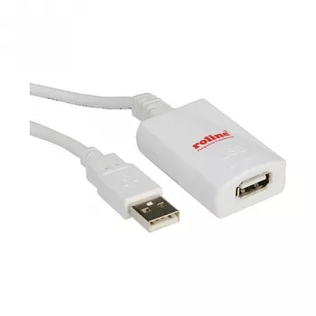 ROLINE USB-Verlängerungskabel – USB (Buchse) auf USB (Stecker)