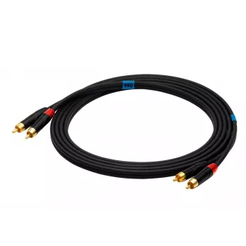 SSQ RCARCA2 SS-1432 Kabel 2x Cinch - 2x Cinch 2 m Schwarz