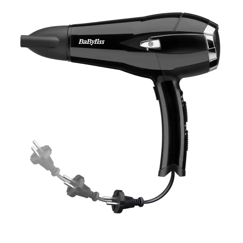 BaByliss D374DE Cordkeeper 2000 Haartrockner, Schwarz