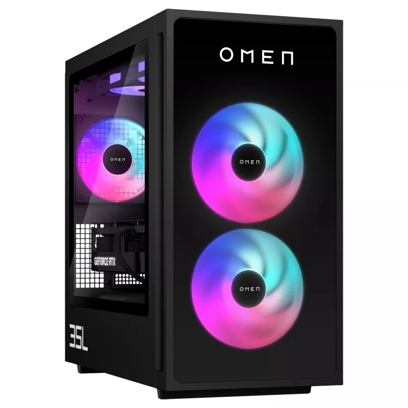 OMEN Desktop Gaming PC GT16-1171ng - AMD Ryzen 7 9800X3D, 32 GB RAM, 2 TB SSD, GeForce RTX 5070Ti, Win