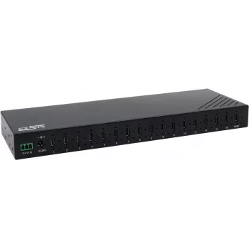USB-Hub Exsys EX-12276HMS — 16-Port USB 3.2 Gen 2 Hub mit 16 USB-C-Anschlüssen