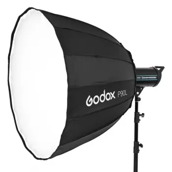 Softbox Godox P90L 90cm Schwarz Nylon Polyester mit Diffusoren