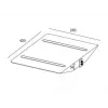 Regal Multibrackets M Public Display Stand Regal Schwarz