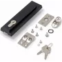Triton RAX-MS-X35-X2 Metall-Drehgriff mit Schloss für Standschränke, 2 Schlüssel