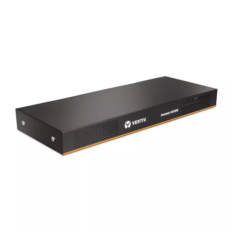 Vertiv Avocent AutoView AV3216 16-Port KVM-Switch, 2 lokale Benutzer, 1 IP-Benutzer