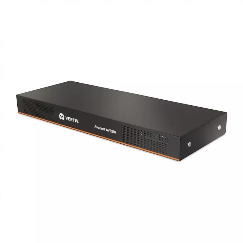 Vertiv Avocent AutoView AV3216 16-Port KVM-Switch, 2 lokale Benutzer, 1 IP-Benutzer