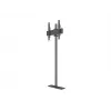 Bodenstativ MULTIBRACKETS M Single Pole Floormount Pro für 32″–65″ Displays, 50 kg, VESA 100×100–400×400, Neigung -6°–15°, schwarz