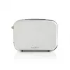 Nedis KABT510EWT Toaster, 2 breite Schlitze, Soft-Touch, weiß