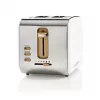 Nedis KABT510EWT Toaster, 2 breite Schlitze, Soft-Touch, weiß