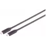 USB-Kabel S/CONN 13-63035 USB4 Gen 3x2 2 m USB-C Schwarz