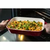ZWILLING Staub Keramik rechteckiges Backset 3 Stück, rot, max. 300°C