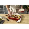 ZWILLING Staub Keramik rechteckiges Backset 3 Stück, rot, max. 300°C