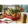 ZWILLING Staub Keramik rechteckiges Backset 3 Stück, rot, max. 300°C