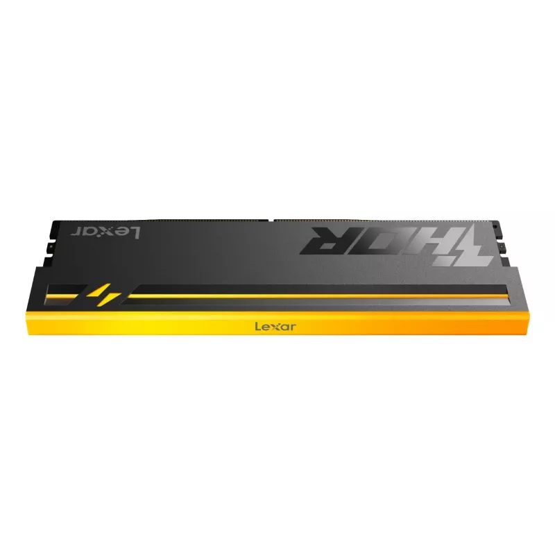 Lexar THOR 2.0 RGB DDR5 32 GB (2x16 GB) 6000 MHz CL38 1.3V Arbeitsspeicher-Kit mit Kühlkörper, Schwarz