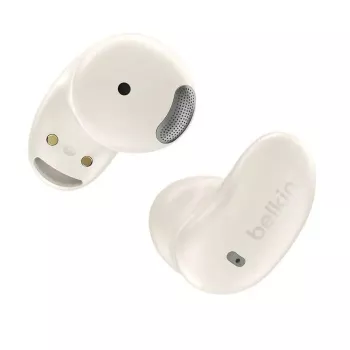 Belkin SoundForm Anywhere True Wireless Earbuds, Cream
