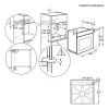 Einbau-Elektrobackofen AEG Serie 5000 OU5AB20SM – 72 l, A+, Edelstahl/Schwarz, Touch- und Drehregler