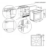 Einbau-Elektrobackofen AEG Serie 5000 OU5AB20SM – 72 l, A+, Edelstahl/Schwarz, Touch- und Drehregler