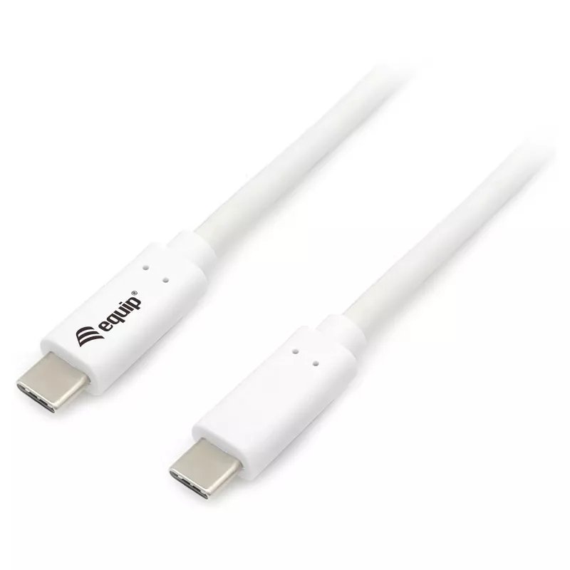 EQUIP USB 3.2 Gen 1 Type-C auf Type-C Kabel 0,5 m PD 60 W 5 Gbit/s Weiß