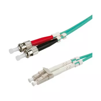 VALUE LWL-Kabel 50/125µm OM3 LC/ST türkis 3m