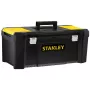 Stanley Essential 26 in Kunststoff-Werkzeugkasten STST82976-1, 33 l, Schwarz/Gelb