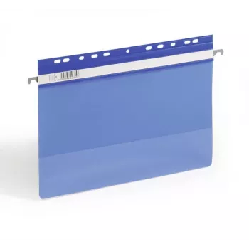 Hängeordner Durable 2561-06 A4 Kunststoff Blau Transparent