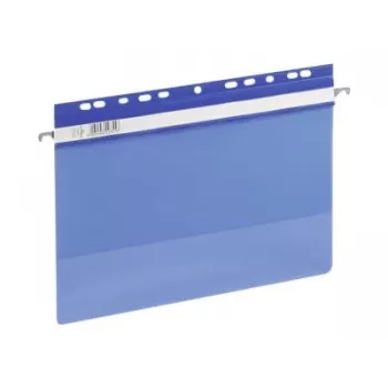 Hängeordner Durable 2561-06 A4 Kunststoff Blau Transparent