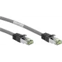 Goobay CAT 8.1 Patchkabel, S/FTP (PiMF), Grau, 5 m – LSZH halogenfrei, Kupfer AWG 24 (55139)