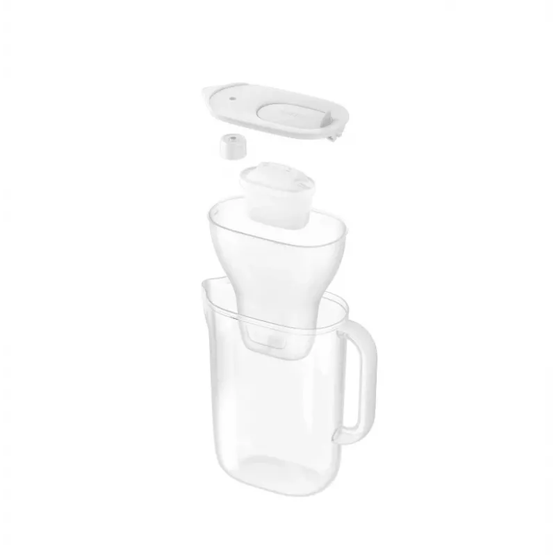 Wasserfilterkanne BRITA Style Essential XL mit MAXTRA PRO Pure Performance Kartuschen (3) — weiß