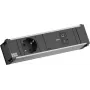 Bachmann CONI BM0023770 Einbaumodul 1x CEE7/3-Steckdose 1x USB-C/C 100W schwarz L=0,2m