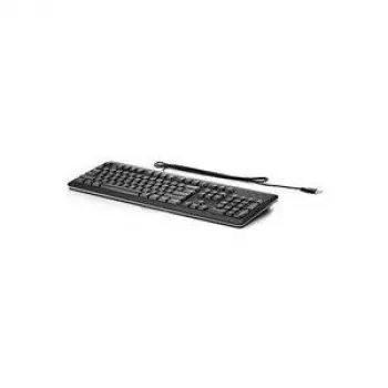 Hewlett Packard Enterprise HPE Standard - Tastatur - USB - Französisch - Silber, Carbonit (QY776AA#ABF)