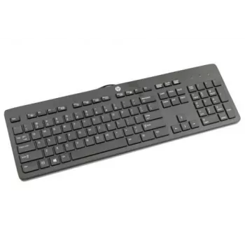 Tastatur HP 803181-181 Office USB Belgisch Schwarz