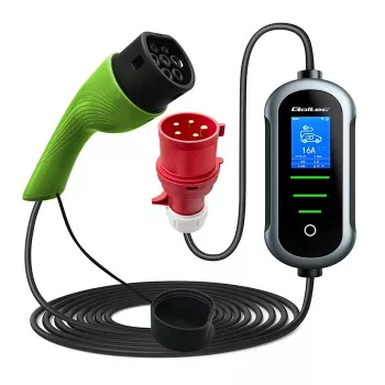 Elektroauto-Ladegerät QOLTEC 11 kW 400 V CEE 16 A mit WiFi