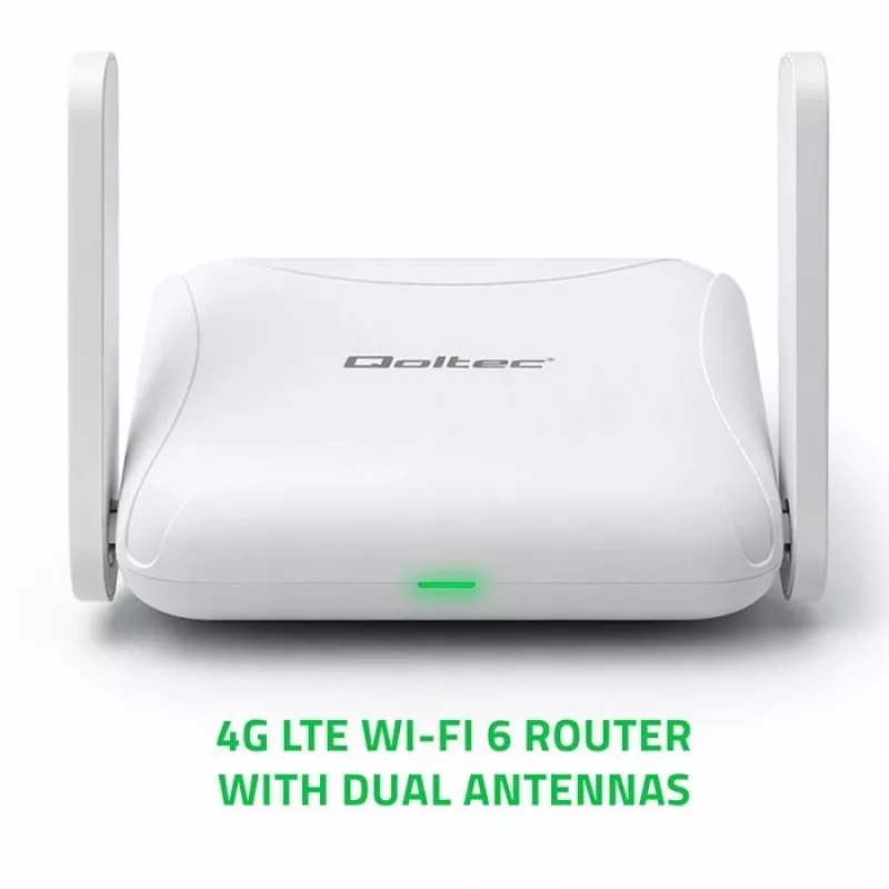 Router QOLTEC 56980 – 4G LTE Mobilfunkrouter mit Wi‑Fi 6