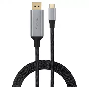USB-C auf DisplayPort-Kabel SAVIO CL-208 (DisplayPort 1.2, 2 m)