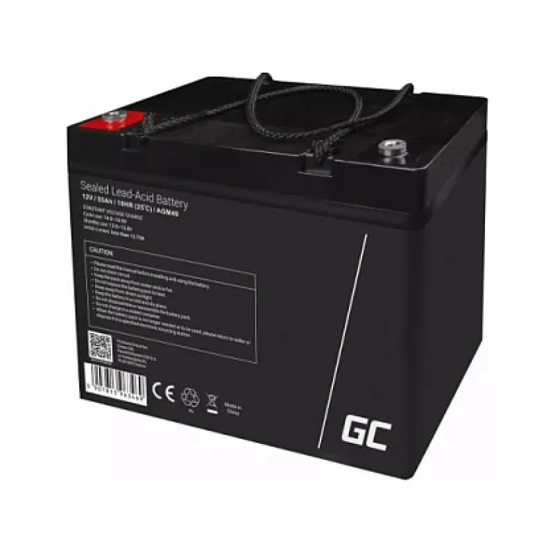 AGM Batterie Green Cell AGM49 55 Ah 12 V Marine Leisure