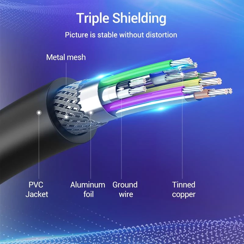 Kabel DP auf HDMI 2M/SCHWARZ Hadbh Vention