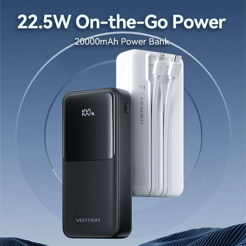 Power Bank USB 20000MAH 22.5W/WEISS FHPW0 Vention