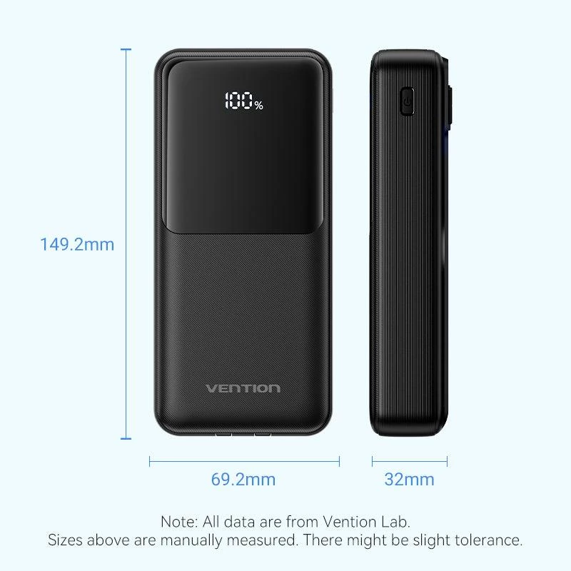 Power Bank USB 20000MAH 22.5W/WEISS FHPW0 Vention
