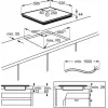 Eingebautes Induktionskochfeld Electrolux EIT61443B, 4 Zonen, Touch-Bedienung