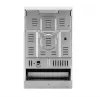 Freistehender Herd Electrolux LKR540266X — 4-Zonen-Glaskeramik-Kochfeld, Elektrobackofen 57 l, Edelstahl, Energieeffizienzklasse A, 50 cm