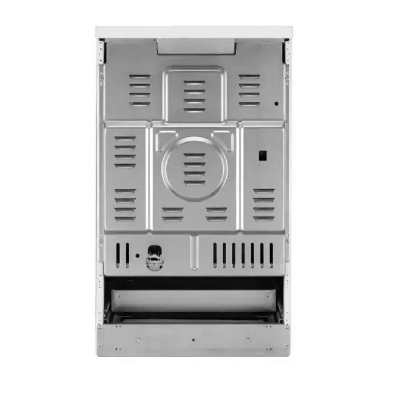 Freistehender Herd Electrolux LKR540266X — 4-Zonen-Glaskeramik-Kochfeld, Elektrobackofen 57 l, Edelstahl, Energieeffizienzklasse A, 50 cm