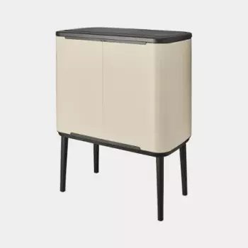 Brabantia Bo Touch Bin 33 L 3 Körbe Beige Breite 540 mm Tiefe 312 mm Höhe 680 mm