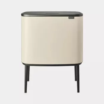 Brabantia Bo Touch Bin 33 L 3 Körbe Beige Breite 540 mm Tiefe 312 mm Höhe 680 mm