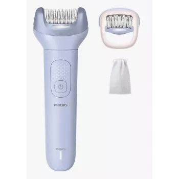 Epilierer Philips 8000 Series BRE708/00 — kabellos nass & trocken, 32 Pinzetten, 2 Geschwindigkeiten, blau
