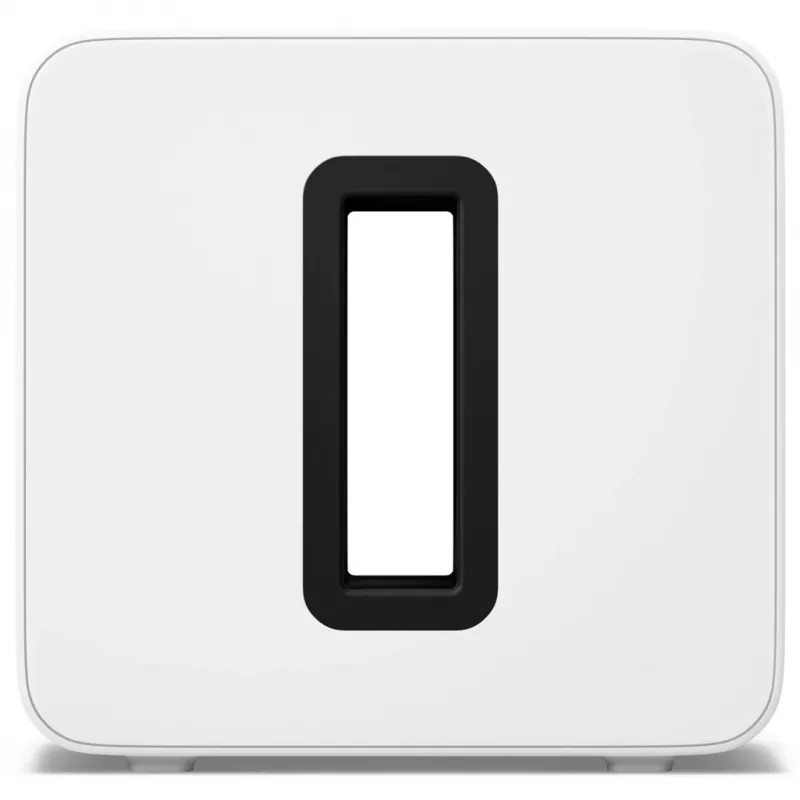 Aktiver Subwoofer Sonos Sub 4 – Class-D-Verstärker, AC 110–240 V, 40,2 × 15,8 × 38,9 cm, Schwarz oder Weiß