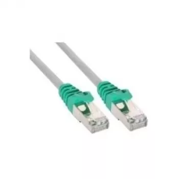 Patchkabel Crossover InLine Cat5e SF/UTP (S-FTP) RJ-45–RJ-45 0,25 m, grau