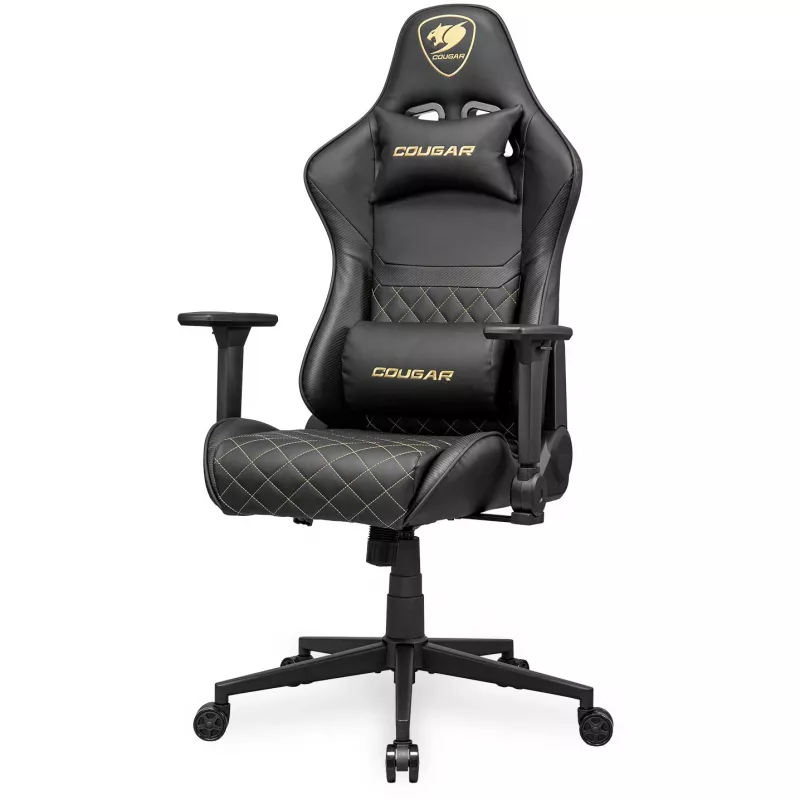 Universal Gaming-Stuhl COUGAR Gaming ARMOR ONE V2 Gepolsterte Sitzfläche Schwarz Gold